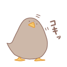 Mochi duck 2 sticker #14864261