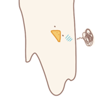 Mochi duck 2 sticker #14864282