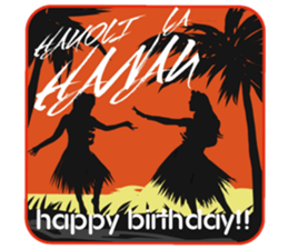 These are greeting of Hawaii 2 sticker #14865112