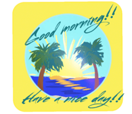 These are greeting of Hawaii 2 sticker #14865125