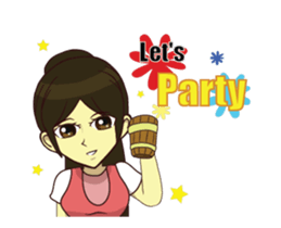 Songkran & Chinese New Year sticker #14866186