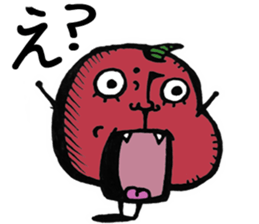 Mr. demon apple sticker #14867575