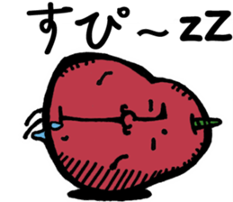 Mr. demon apple sticker #14867580