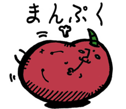 Mr. demon apple sticker #14867581