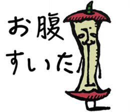 Mr. demon apple sticker #14867582
