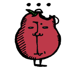 Mr. demon apple sticker #14867586