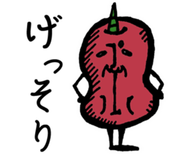 Mr. demon apple sticker #14867604