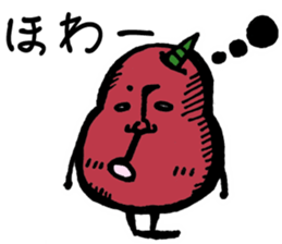Mr. demon apple sticker #14867605