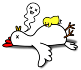 Have good year !! with chickens !! ^0^ sticker #14867619