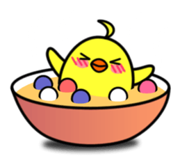 Have good year !! with chickens !! ^0^ sticker #14867620