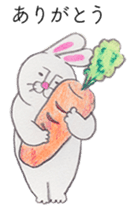 Soliloquy of Loose Rabbit sticker #14867815