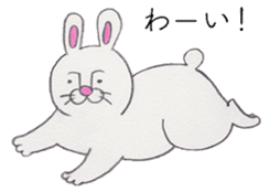 Soliloquy of Loose Rabbit sticker #14867816
