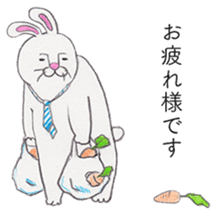 Soliloquy of Loose Rabbit sticker #14867830