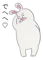 Soliloquy of Loose Rabbit sticker #14867848