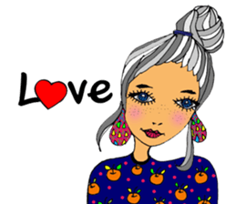 Sylvia meets her cute friends sticker #14867855