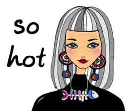 Sylvia meets her cute friends sticker #14867856