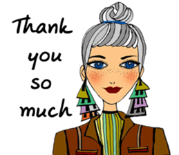 Sylvia meets her cute friends sticker #14867857