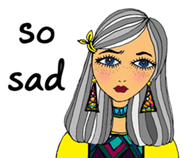 Sylvia meets her cute friends sticker #14867867