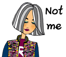 Sylvia meets her cute friends sticker #14867870