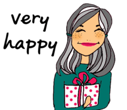 Sylvia meets her cute friends sticker #14867872