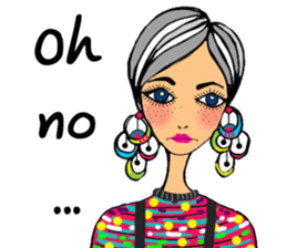 Sylvia meets her cute friends sticker #14867876