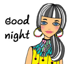 Sylvia meets her cute friends sticker #14867882