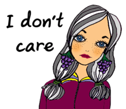 Sylvia meets her cute friends sticker #14867883