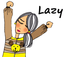 Sylvia meets her cute friends sticker #14867885