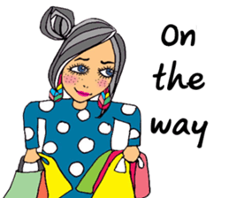 Sylvia meets her cute friends sticker #14867887