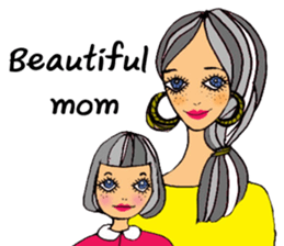 Sylvia meets her cute friends sticker #14867891