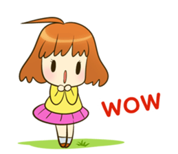 jumpee cute girl sticker #14868030