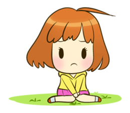 jumpee cute girl sticker #14868036