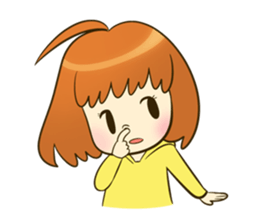 jumpee cute girl sticker #14868045