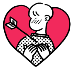 AKEMI SAITO PEOPLE ILLUST STICKER sticker #14869032