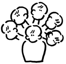 AKEMI SAITO PEOPLE ILLUST STICKER sticker #14869053