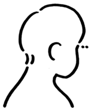 AKEMI SAITO PEOPLE ILLUST STICKER sticker #14869058
