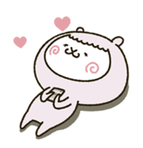 Moved! fool couple alpaca 2 sticker #14869439