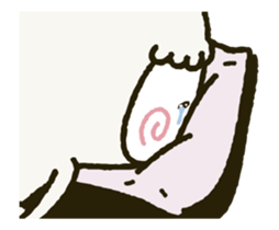 Moved! fool couple alpaca 2 sticker #14869442