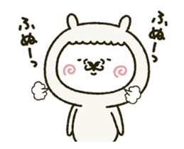 Moved! fool couple alpaca 2 sticker #14869445