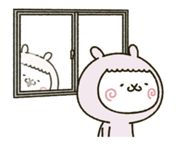 Moved! fool couple alpaca 2 sticker #14869449