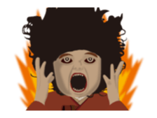 Horror Sticker which works5 sticker #14870129