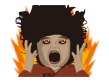 Horror Sticker which works5 sticker #14870129