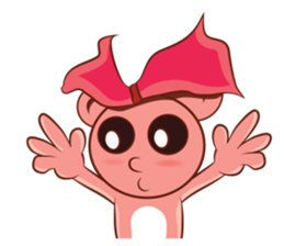 Lucy - Pink Doll Koala sticker #14870243