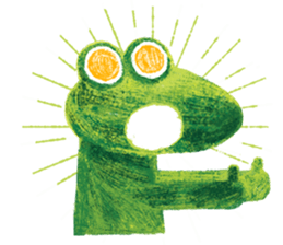 6-9 / Little Prince Frog-Finn sticker #14870281