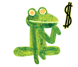 6-9 / Little Prince Frog-Finn sticker #14870301