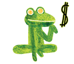 6-9 / Little Prince Frog-Finn sticker #14870301