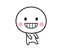 Animation version of white thing 7 sticker #14870441