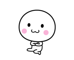 Animation version of white thing 7 sticker #14870445