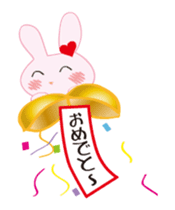 love rabbit female sticker #14871554