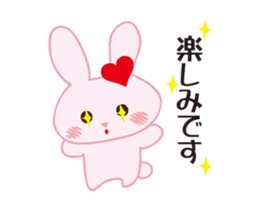 love rabbit female sticker #14871564